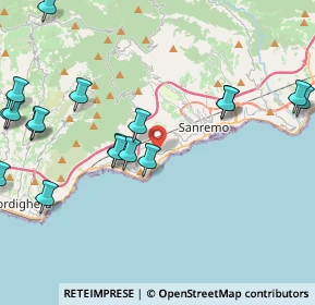 Mappa Via Padre Semeria, 18038 Sanremo IM, Italia (5.6725)