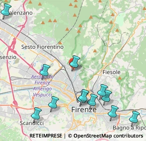 Mappa Via di Quarto, 50141 Firenze FI, Italia (5.29583)