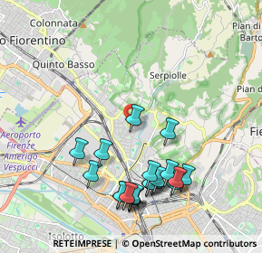 Mappa Via di Quarto, 50141 Firenze FI, Italia (2.1755)