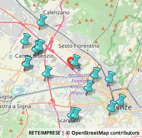 Mappa Via Ponte Giogoli, 50019 Sesto Fiorentino FI, Italia (4.68313)