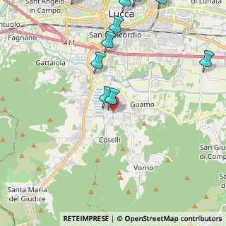 Mappa Via di Coselli, 55012 Capannori LU, Italia (3.02818)