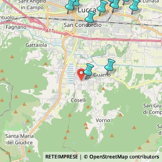 Mappa Via di Coselli, 55012 Capannori LU, Italia (3.63538)