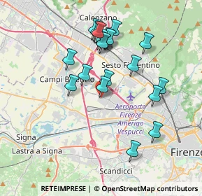 Mappa Via del Ponte all'Asse, 50019 Sesto Fiorentino FI, Italia (3.5625)
