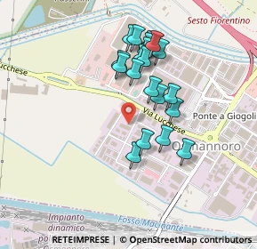 Mappa Via del Ponte all'Asse, 50019 Sesto Fiorentino FI, Italia (0.3995)