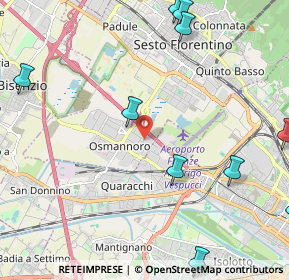 Mappa Piazza Guglielmo Marconi, 50019 Sesto Fiorentino FI, Italia (3.23333)