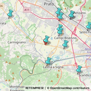 Mappa Strada Vicinale del Tegolare, 50058 Signa FI, Italia (5.435)