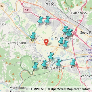 Mappa Strada Vicinale del Tegolare, 50058 Signa FI, Italia (4.16462)