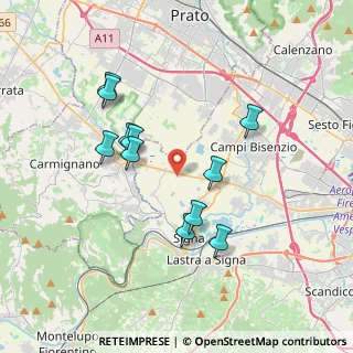 Mappa Strada Vicinale del Tegolare, 50058 Signa FI, Italia (3.51091)