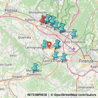 Mappa Strada Vicinale del Tegolare, 50058 Signa FI, Italia (6.79867)