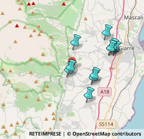 Mappa Via Zafferana Milo, 95019 Zafferana Etnea CT, Italia (3.62636)