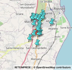 Mappa Via Goffredo Mameli, 95014 Giarre CT, Italia (1.274)