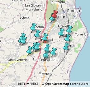 Mappa Via Goffredo Mameli, 95014 Giarre CT, Italia (1.699)