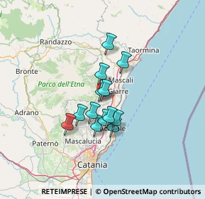 Mappa Via Giovanni Giolitti, 95010 Santa Venerina CT, Italia (10.21154)