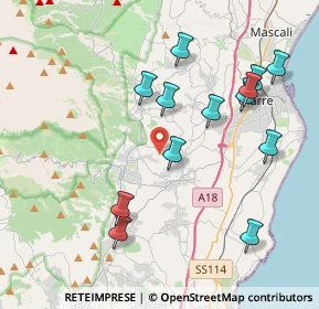 Mappa Via Giovanni Giolitti, 95010 Santa Venerina CT, Italia (4.64538)