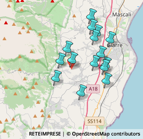 Mappa Via Giovanni Giolitti, 95010 Santa Venerina CT, Italia (3.544)