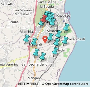 Mappa Via Ugo Foscolo, 95014 Giarre CT, Italia (1.7185)