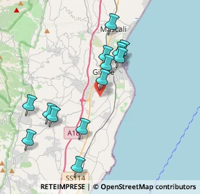 Mappa Via Ugo Foscolo, 95014 Giarre CT, Italia (4.35615)