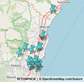 Mappa Via Ugo Foscolo, 95014 Giarre CT, Italia (9.77067)