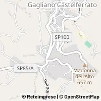 Karte Gagliano Castelferrato
