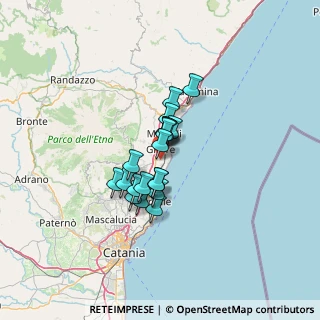 Mappa SP224, 95018 Riposto CT, Italia (9.289)