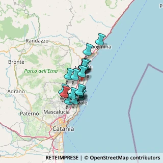Mappa SP224, 95018 Riposto CT, Italia (8.619)