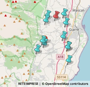 Mappa Via Giovanni Giolitti, 95010 Zafferana Etnea CT, Italia (3.88083)