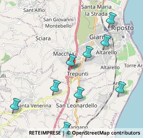 Mappa Vico Tiglio, 95014 Giarre CT, Italia (2.95909)
