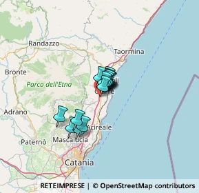 Mappa Via San Mateo, 95014 Giarre CT, Italia (7.25333)