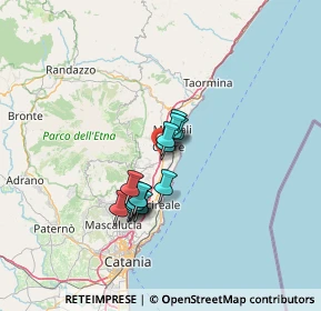 Mappa Via San Mateo, 95014 Giarre CT, Italia (10.39071)