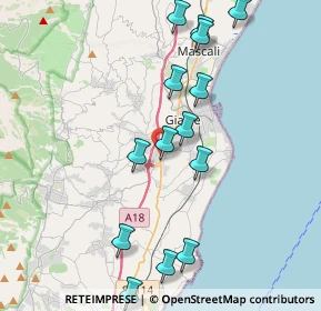 Mappa Via Fucini, 95014 Giarre CT, Italia (4.76857)