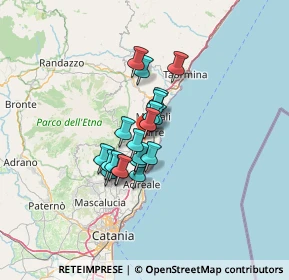 Mappa Via Fucini, 95014 Giarre CT, Italia (9.511)