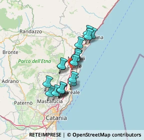 Mappa Via Fucini, 95014 Giarre CT, Italia (10.85421)