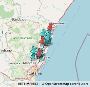 Mappa Via Fucini, 95014 Giarre CT, Italia (8.30125)