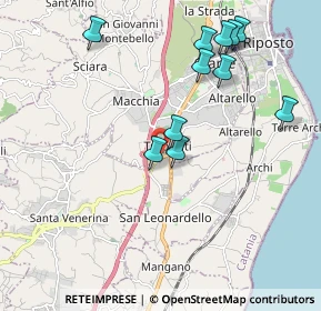 Mappa SP4i, 95014 Giarre CT, Italia (2.29545)