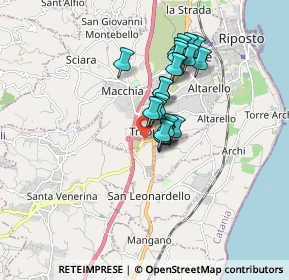 Mappa SP4i, 95014 Giarre CT, Italia (1.4485)