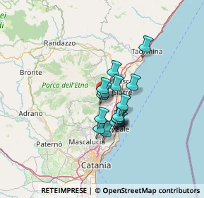 Mappa Via Pavone, 95019 Zafferana Etnea CT, Italia (9.51765)