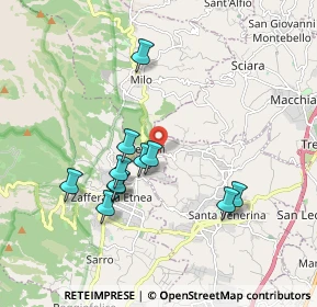 Mappa Via Ballofuga, 95019 Zafferana Etnea CT, Italia (1.88727)