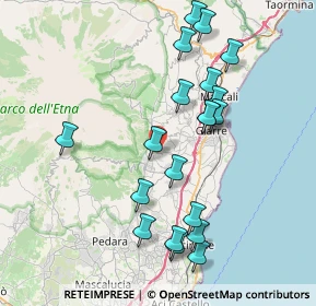 Mappa Via Ballofuga, 95019 Zafferana Etnea CT, Italia (8.901)