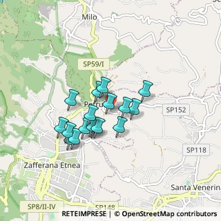 Mappa Via Ballofuga, 95019 Zafferana Etnea CT, Italia (0.74118)