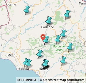 Mappa Via Roma, 90032 Bisacquino PA, Italia (20.241)