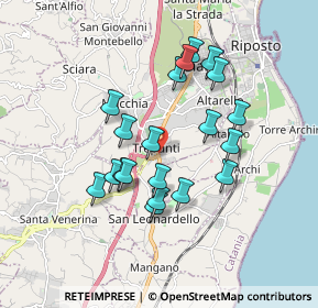 Mappa Vico Alloro, 95014 Giarre CT, Italia (1.757)