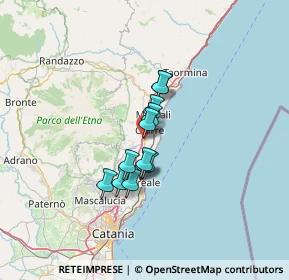 Mappa Vico Alloro, 95014 Giarre CT, Italia (9.41)