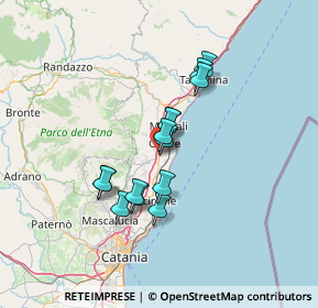 Mappa Vico Alloro, 95014 Giarre CT, Italia (11.62)