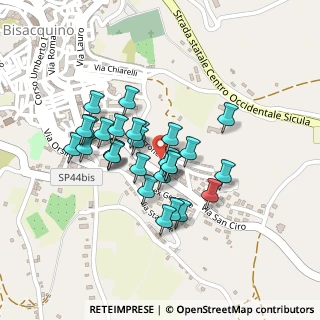 Mappa Via Serronello, 90032 Bisacquino PA, Italia (0.2)