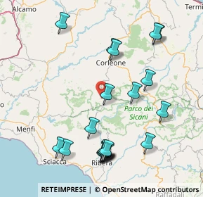 Mappa Via Serronello, 90032 Bisacquino PA, Italia (19.986)