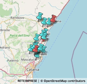 Mappa Strada 19, 95018 Riposto CT, Italia (11.304)