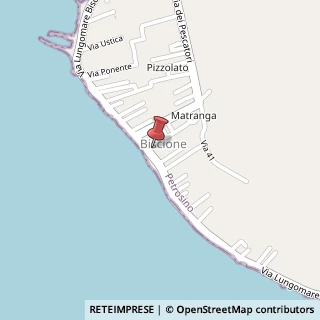 Mappa Via Lungomare Biscione, 82, 91020 Petrosino, Trapani (Sicilia)