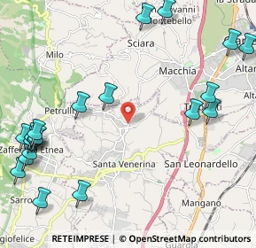 Mappa Via Giotto, 95010 Santa Venerina CT, Italia (3.32)