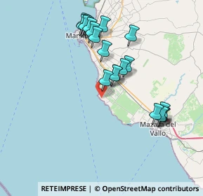 Mappa Via dei Pescatori, 91020 Petrosino TP, Italia (8.454)