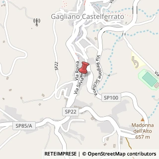 Mappa Via Silvia, 64, 94010 Gagliano Castelferrato, Enna (Sicilia)